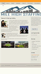 Mobile Screenshot of milehighstaffing.com